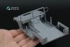 Quinta Studio QD35154 Humvee family 3D-Printed & coloured Interior on decal paper (ICM) 1/35